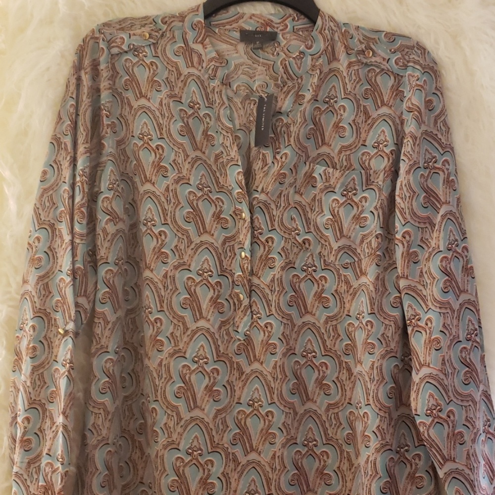 THE LIMITED Multicolored Blouse w/ pocket